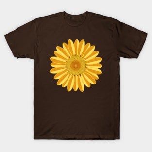 Golden Yellow Boho Sunflower T-Shirt